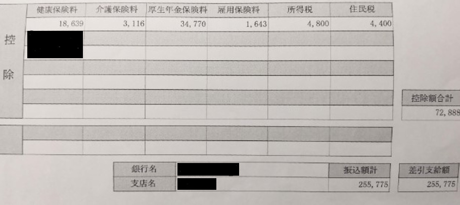 自分　給料　明細